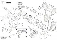 Bosch 3 603 JD3 100 Easyimpact 1200 Cordless Impact Drill 12 V / Eu Spare Parts